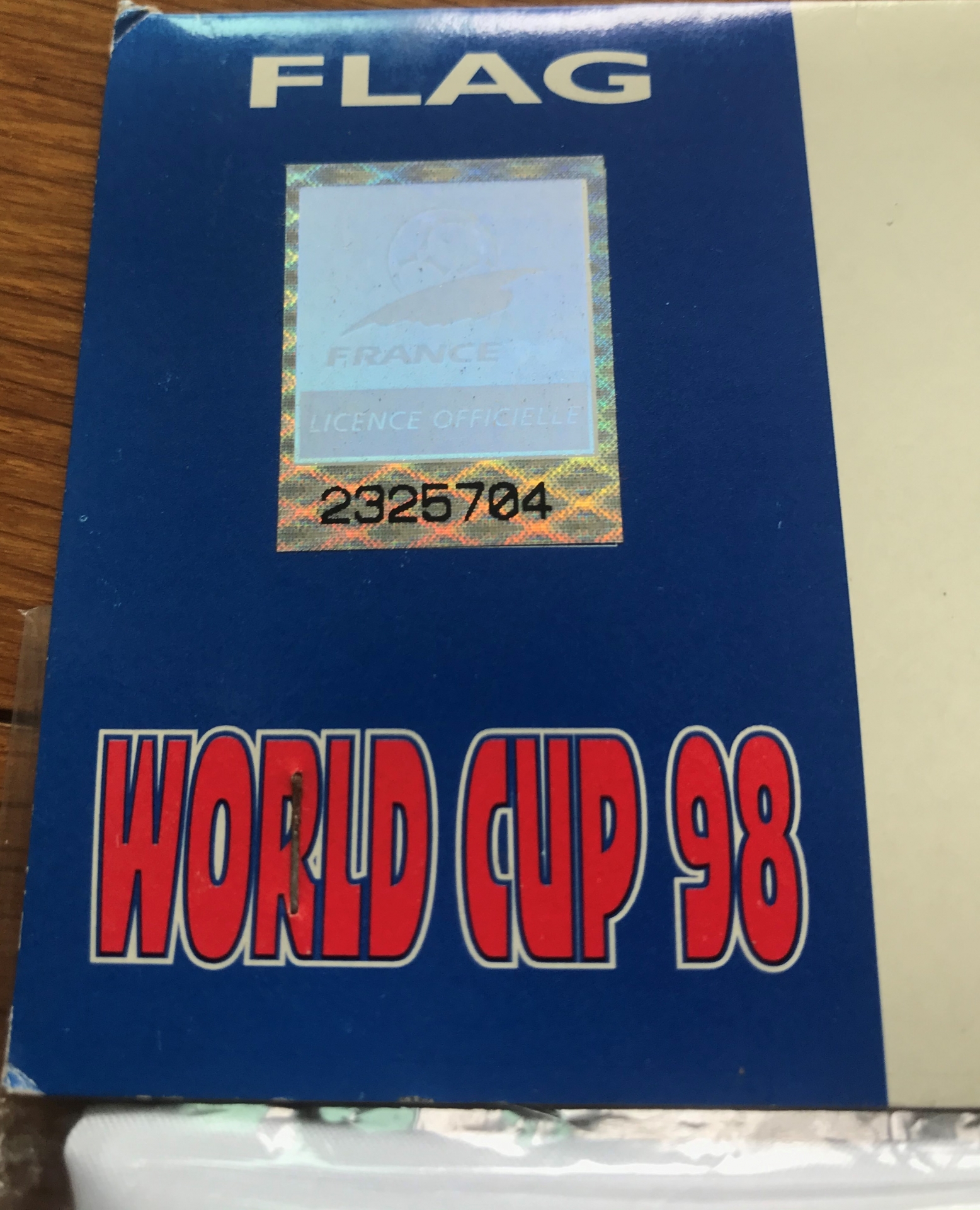 ธง ฟุตบอล ทีมชาติอังกฤษ - ENGLAND / WORLD CUP FRANCE 98 ใหม่ / ENGLAND National Football Team Flag - ENGLAND / WORLD CUP FRANCE 98 NEW
