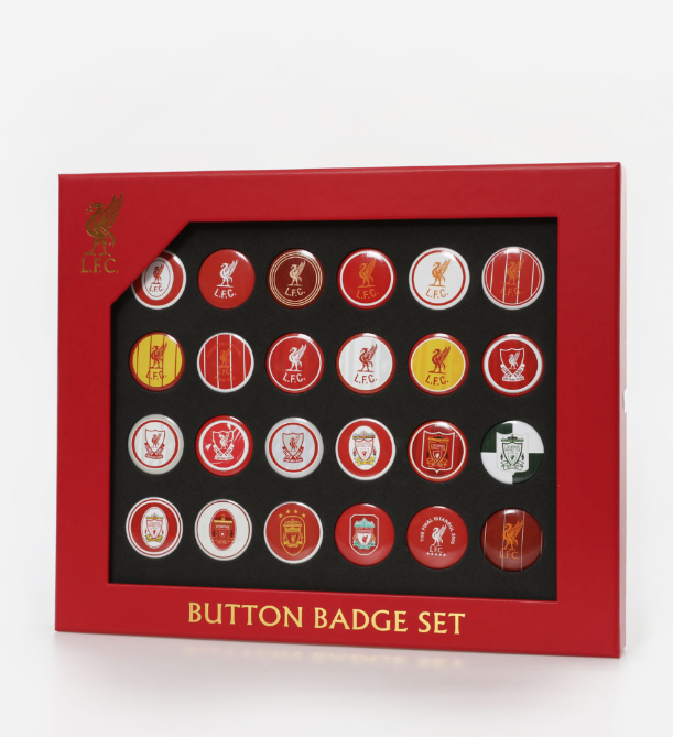 ชุดเข็มกลัดลิเวอร์พูล 24 Pack Badge Set ของแท้