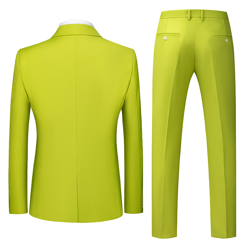 Pre-order เสื้อสูทชาย สีเขียวอ่อน ทรงสลิม สไตล์เกาหลี