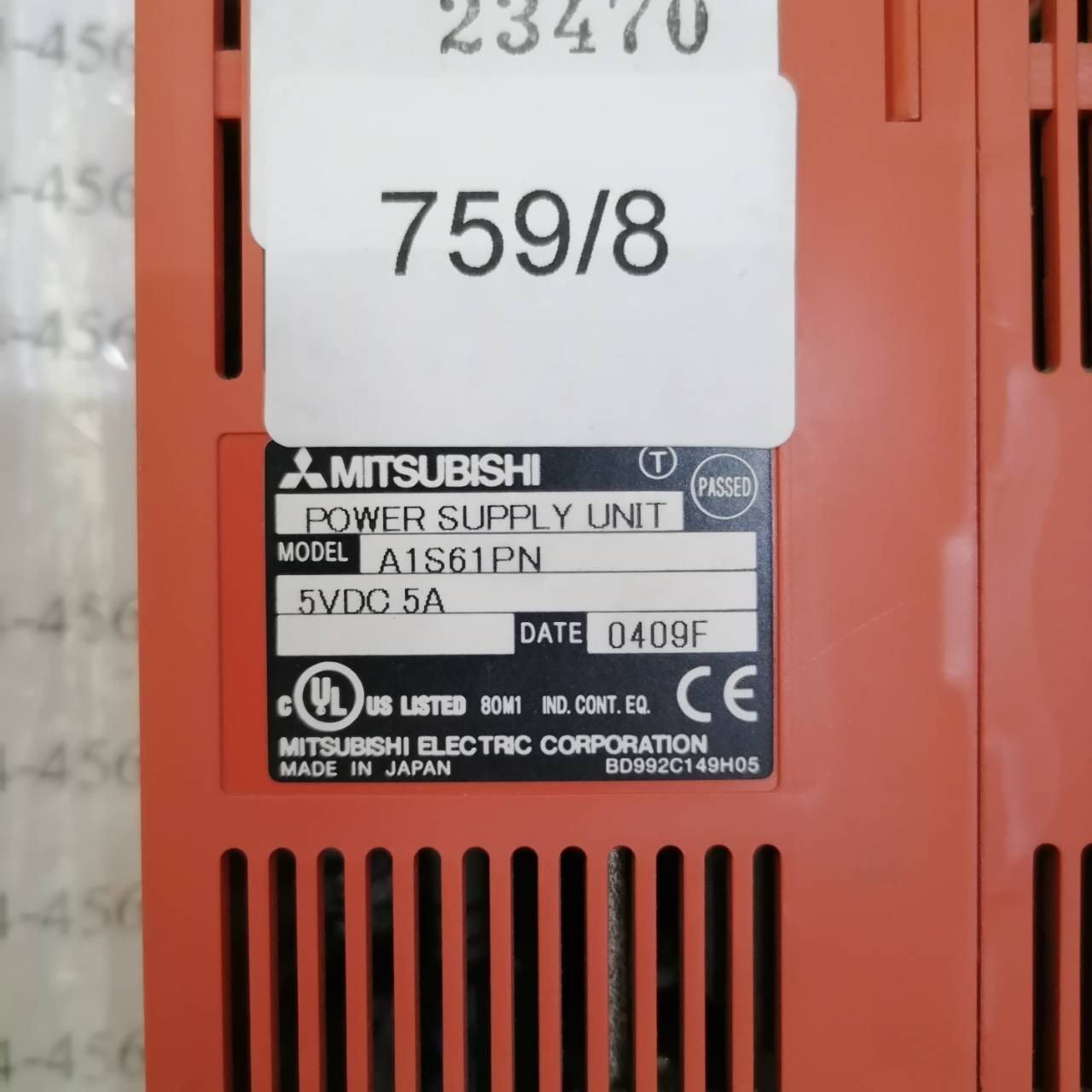 A1S61PN PLC “ MITSUBISHI ”