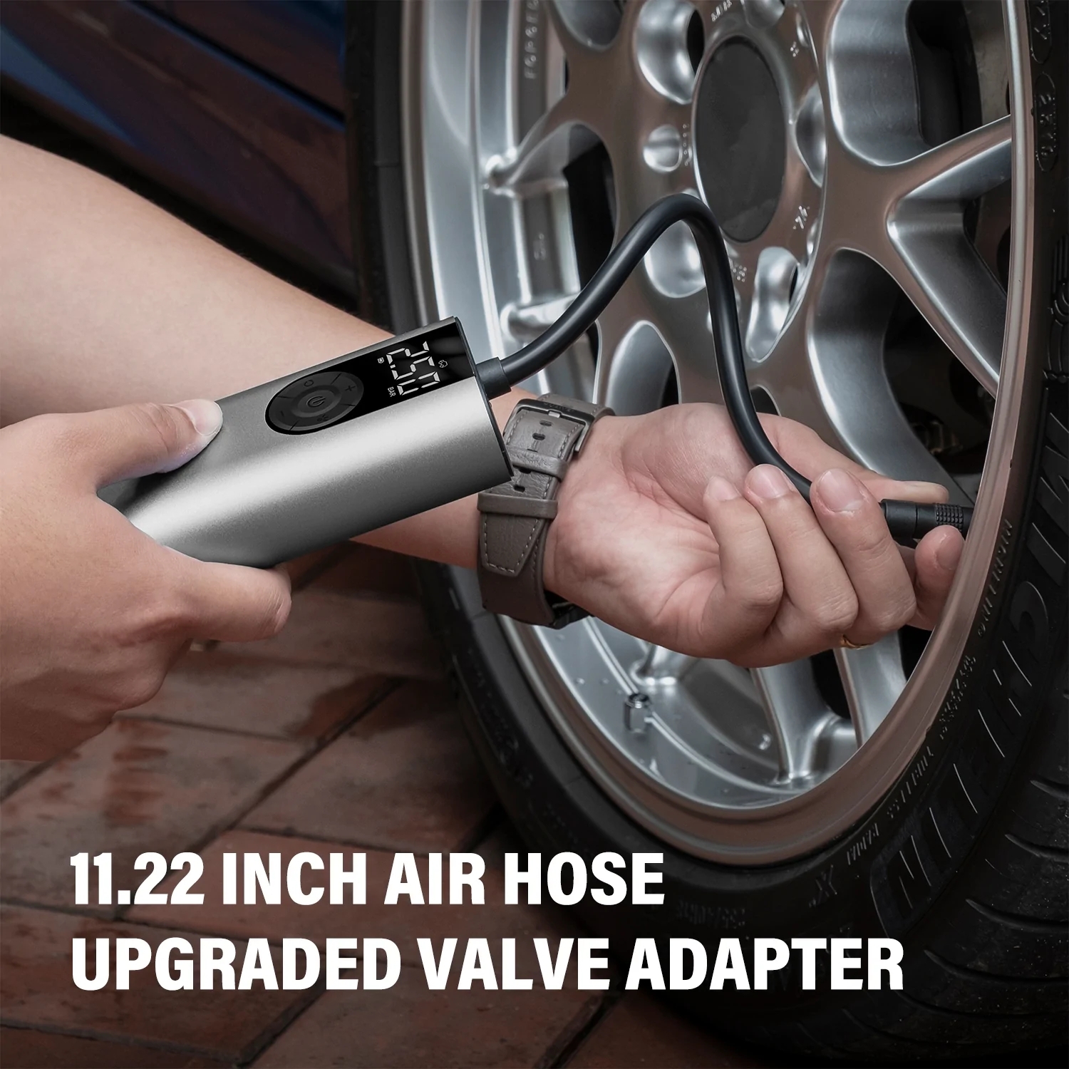 สูบลมเอนกประสงค์ CYCPLUS A8 ELECTRIC AIR PUMP สามารถสูบลมได้สูงสุดถึง 150Psi ทนทาน แบตอึดครับ