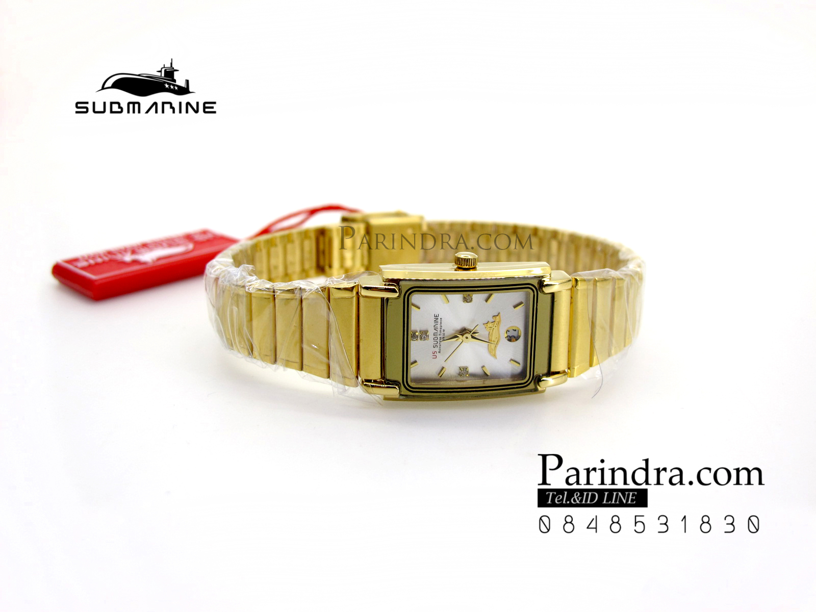 นาฬิกา U.S. submarine รุ่น S1002L สายทองหน้าเงิน