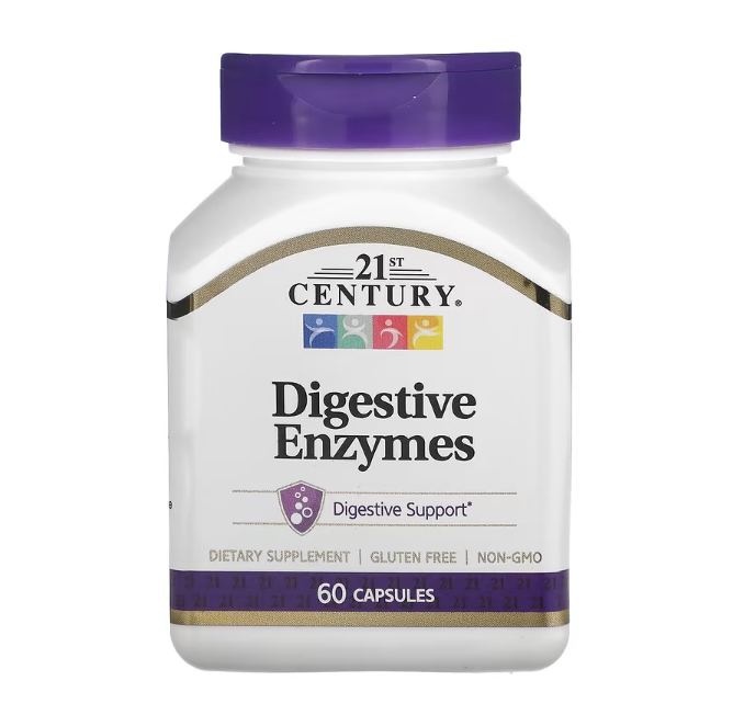 21st Century Digestive Enzymes 60 Capsules
