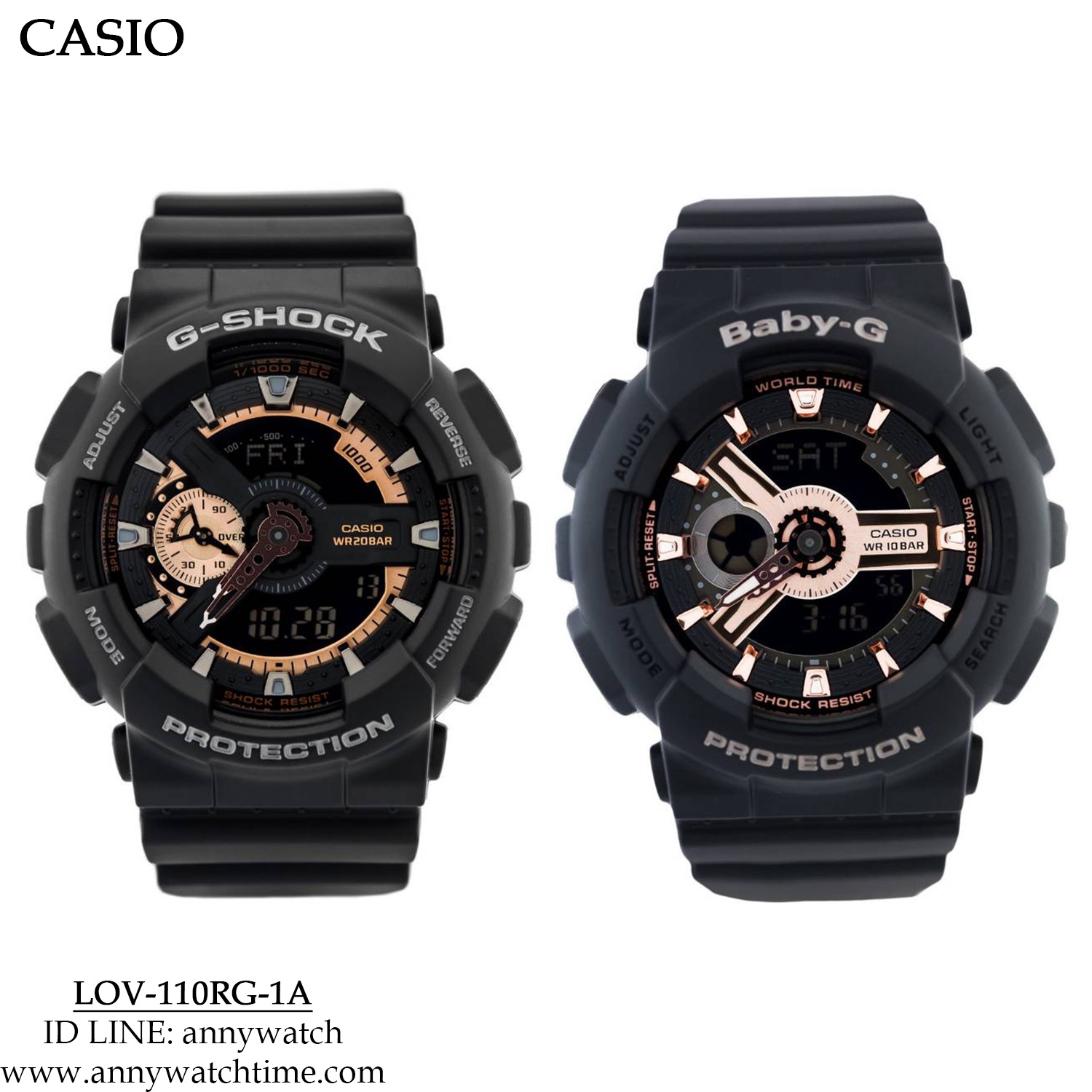 CASIO LOV-110RG-1A