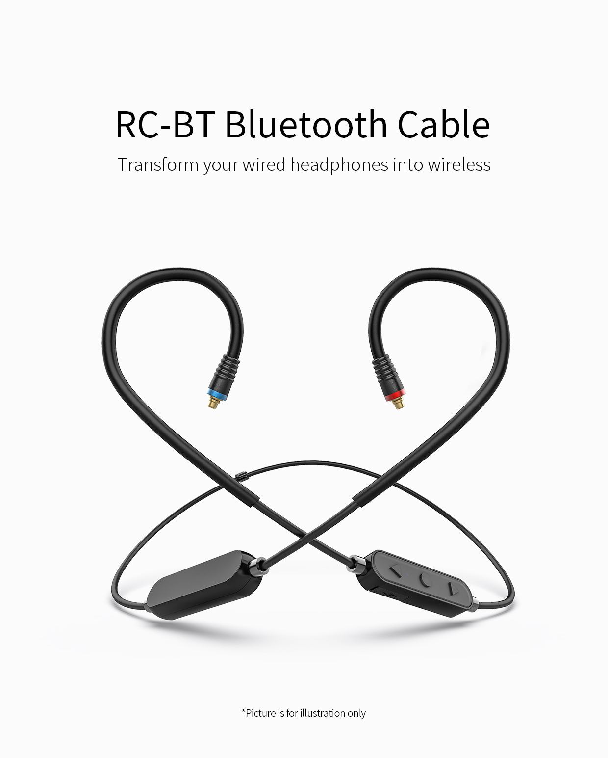 ขาย FiiO RC-BT สาย Bluetooth พร้อมไมค์ขั้ว MMCX รองรับ Aptx aac