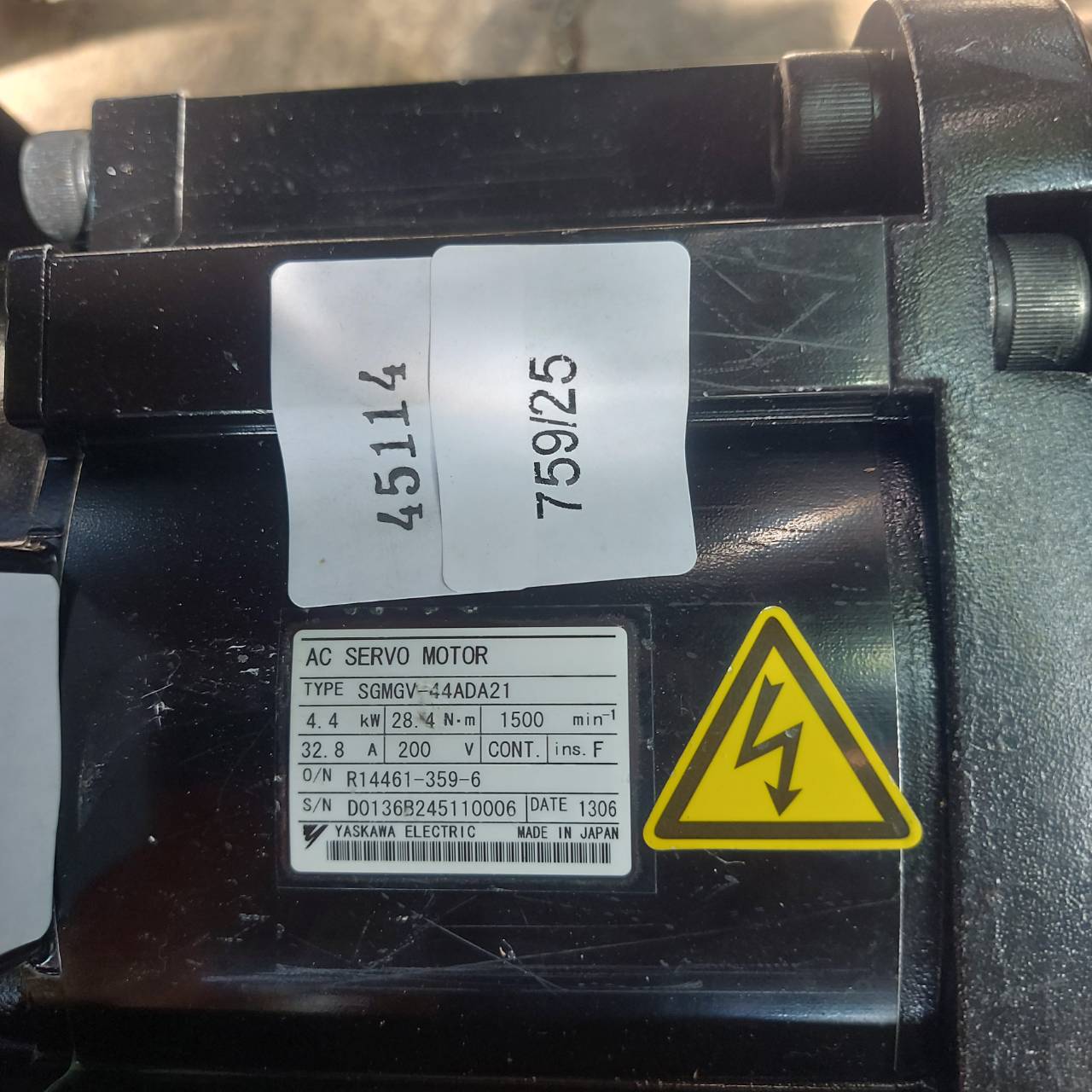 SGMGV-44ADA21 SERVO MOTOR " YASKAWA "