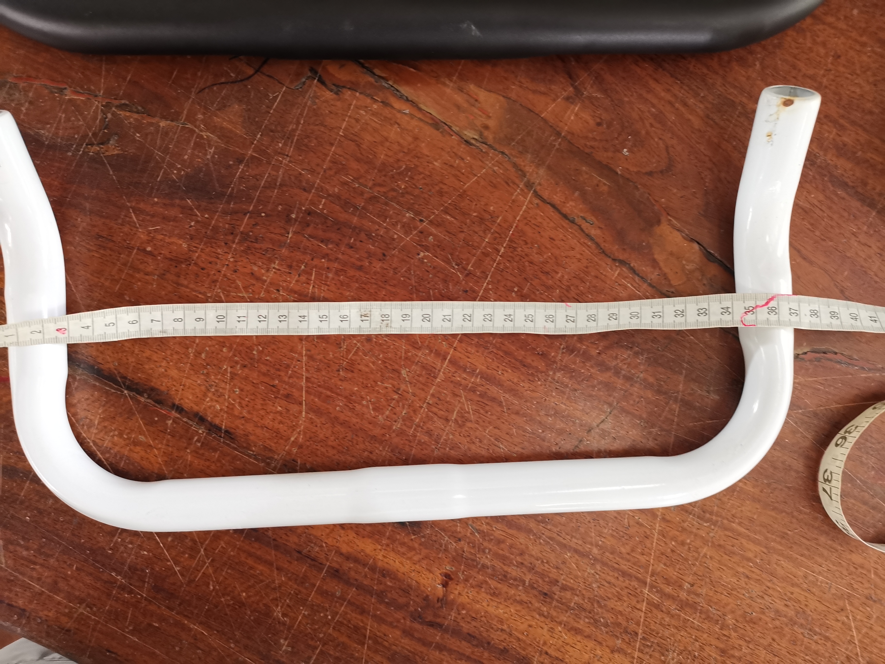 แฮนด์ บูลฮอนรถจักรยานฟิคเกียร์ FIXED GEAR เหล็ก bull hornมีสีดำ