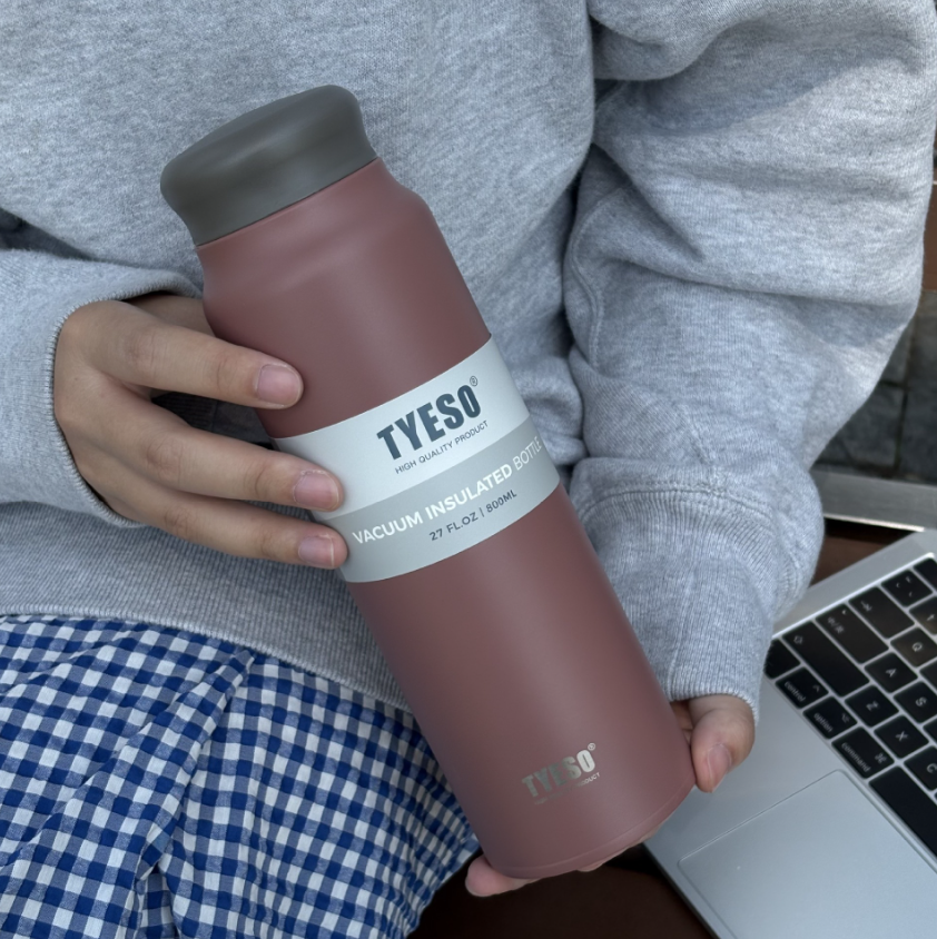 กระบอกสแตนเลส Tyeso รุ่น TS-8773B ขนาด 17FL.OZ/500 ml