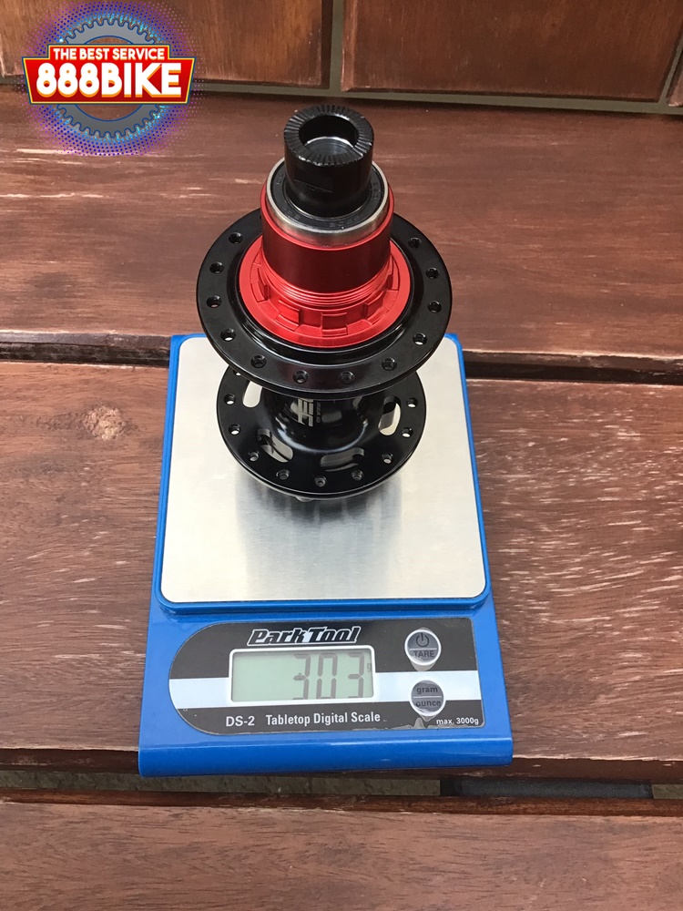 ดุมดิส ดุมเสือภูเขา DECA โม่ Sram + Shimano, ลูกปืน BEARING 32H สีดำ ( ดุมหน้า 15 ดุมหลัง 12 )(ไม่รวมแกนปลด)