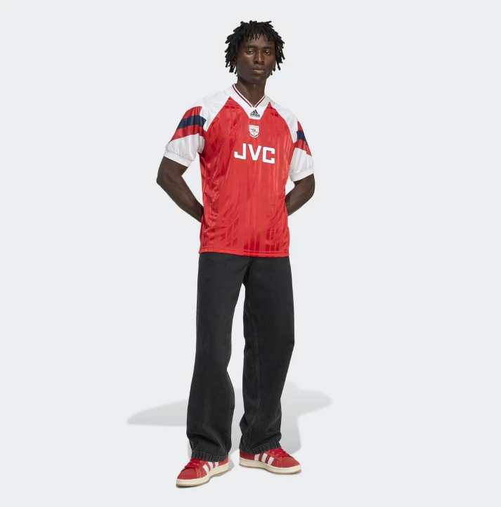 เสื้อย้อนยุคอาร์เซนอล Arsenal adidas 92-94 Home ของแท้