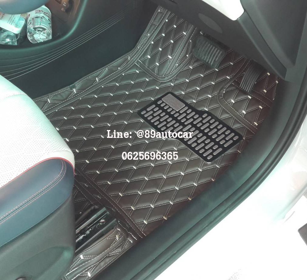 พรมปูพื้นรถยนต์ BYD Atto3 ปูพรมVVIP สีกาแฟ เต็มคัน
