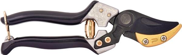 CURVED ANVIL PRUNING SHEAR WITH SLICING CUT PLUS
