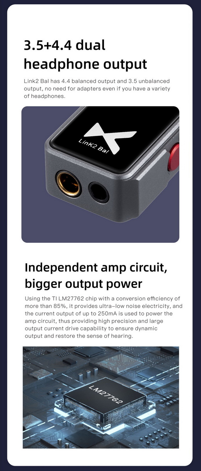 XDuoo Link2 Bal DAC& พกพา กำลังขับสูง ประกันศูนย์ไทย