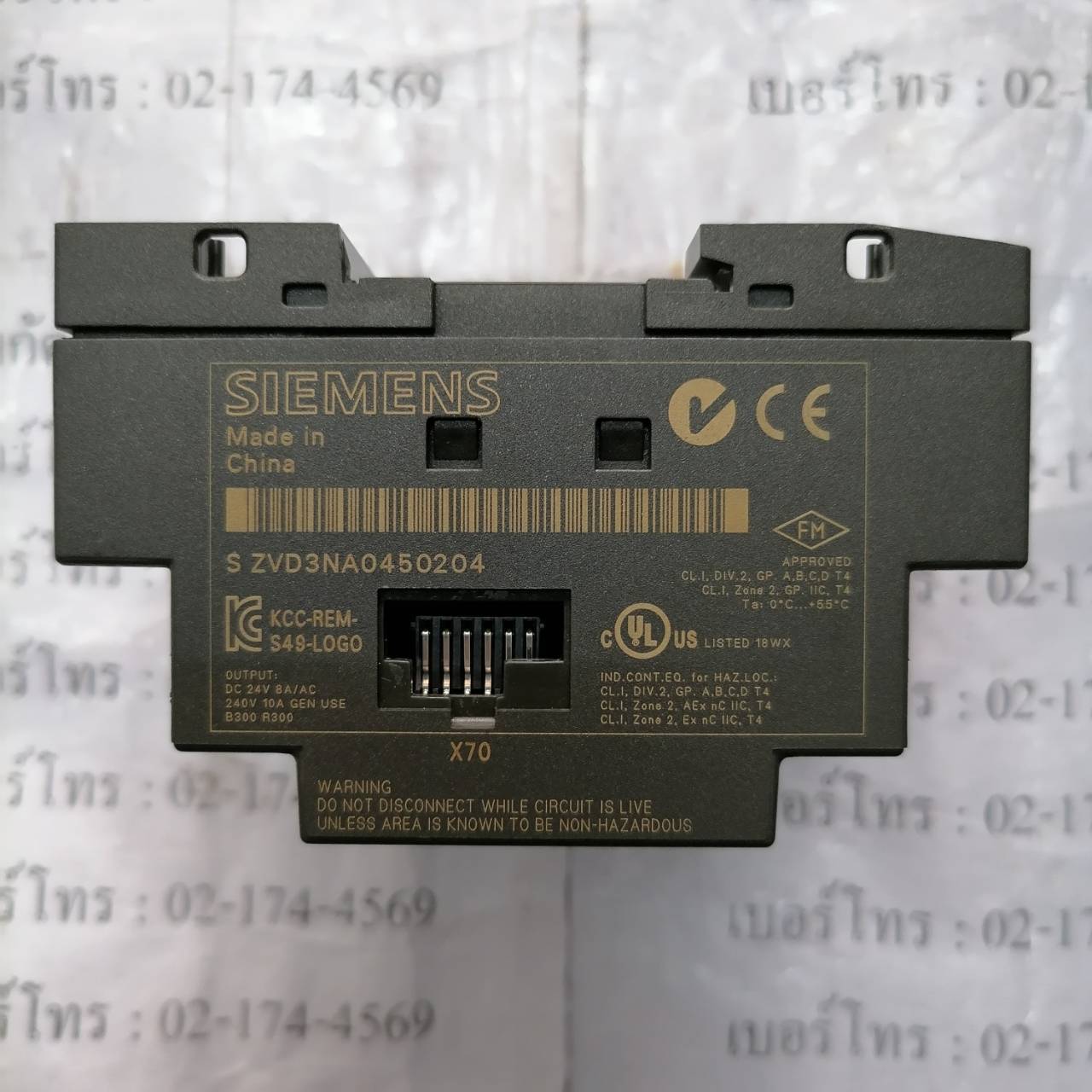 PLC " SIEMENS " รุ่น 6ED1 052-1FB00-0BA6