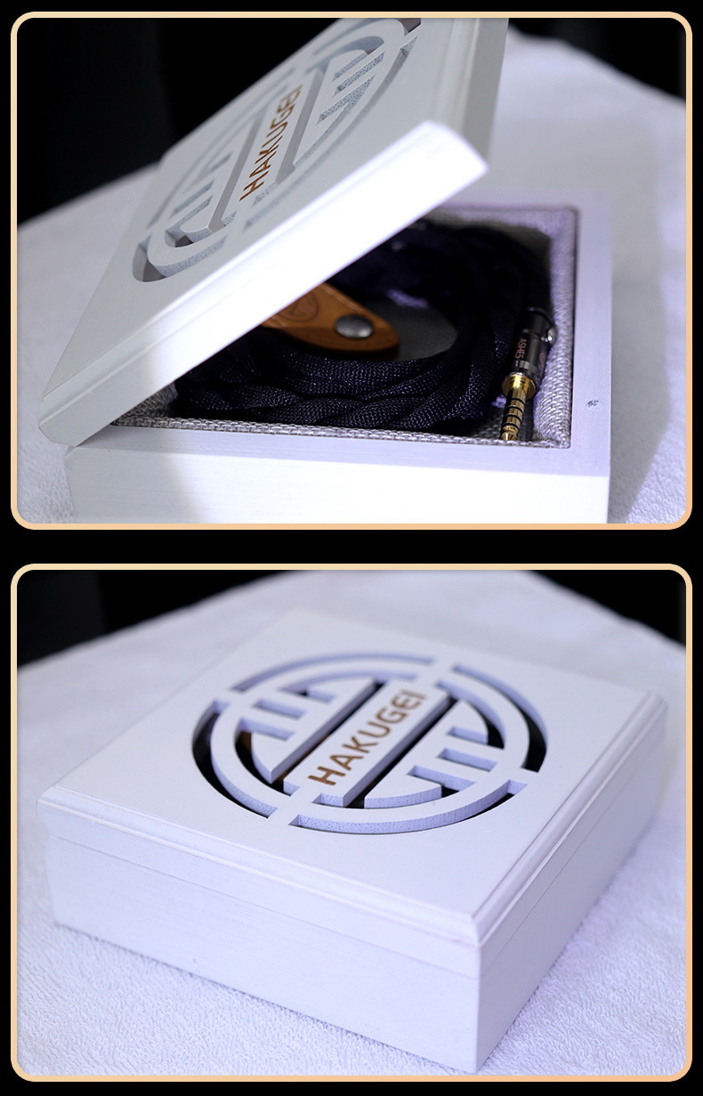 ขาย Hakugei Ashes สายอัพเกรดหูฟัง ทองแดง 6N OCC ผลึกเดี่ยวแบบ Litz