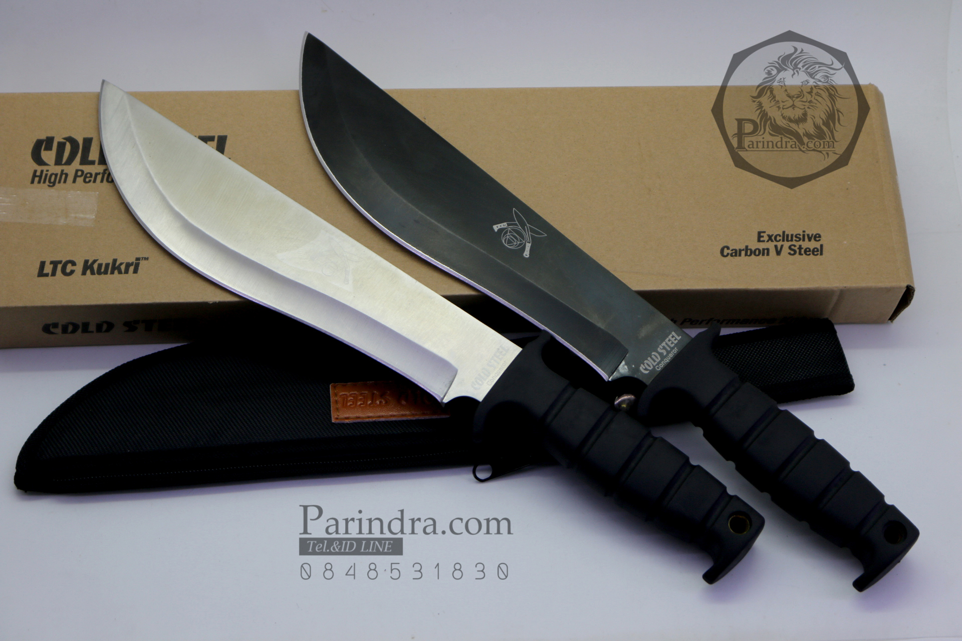 มีดใบตาย COLD STEEL Conqueror LTC Kukri ขนาด 14 นิ้วครึ่ง Full Tang (OEM) A+ ใบมีดสีเงิน