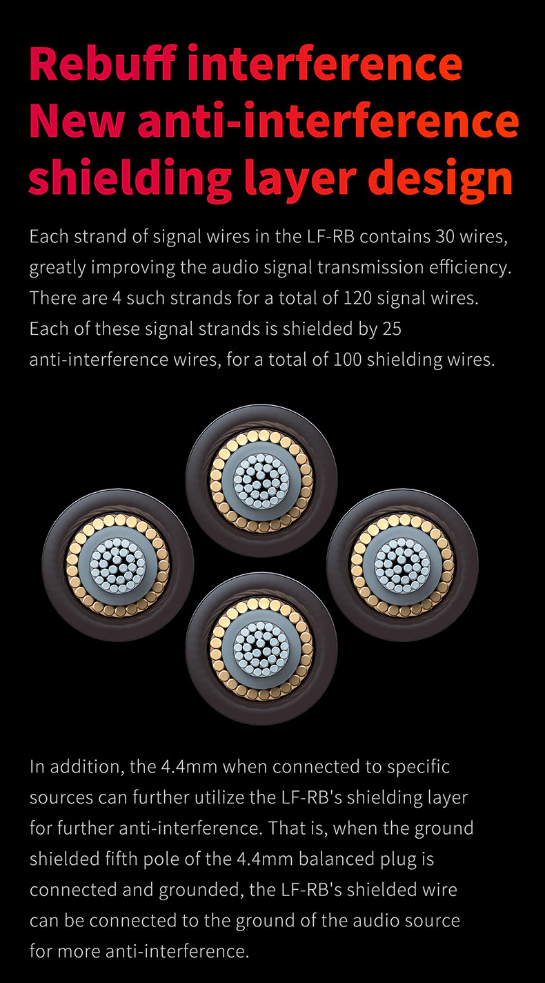 ขาย FiiO LF-RB สายอัพเกรดหูฟังชุบเงินผลึกเดี่ยว ถอดเปลี่ยนหัวแจ๊คได้