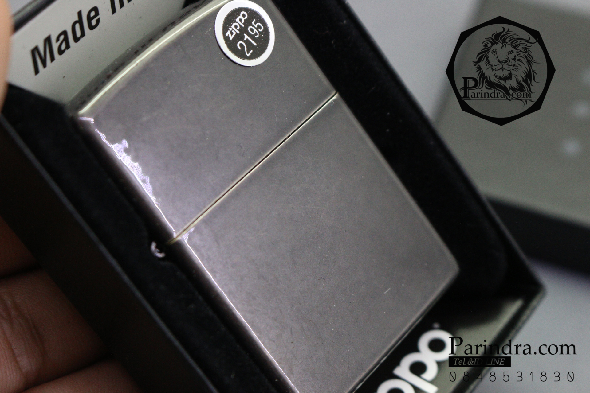 ไฟแช็ค Zippo แท้ สีเทาดำขีดข่วน "Gray Dusk Finish Lighter" #28378 แท้นำเข้า 100%