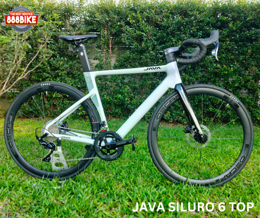 JAVA SILURO 6 DISC TOP 24SP LT-WOO | Premium Road Bike, Aluminum Frame, Carbon Fork