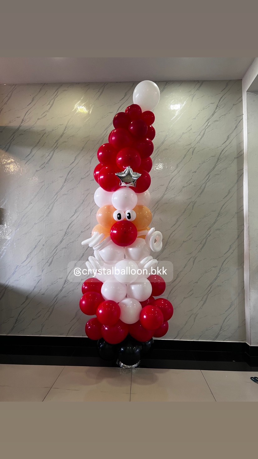 ลูกโป่ง ธีม Christmas ตกแต่งธีม Santa ลูกโป่งสามารถเปลี่ยนสีได้ / ธีมสามารถเปลี่ยนได้
