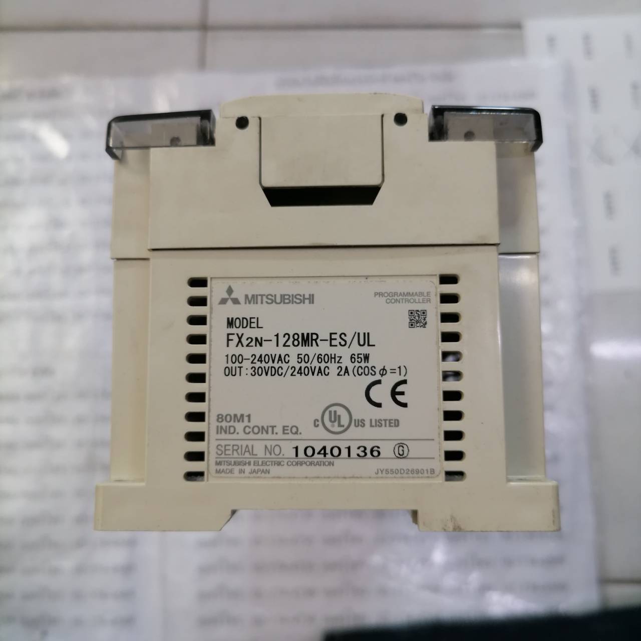 PLC “ MITSUBISHI ” รุ่น FX2N-128MR-ES-UL