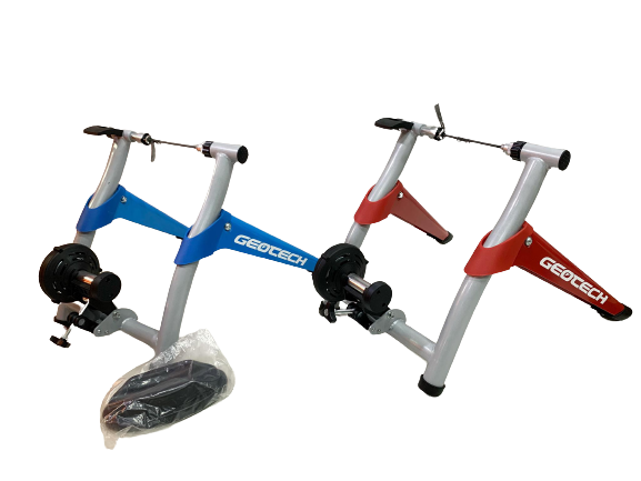 เทรนเนอร์ GEOTECH GKS-051 Bike Trainer stand Indoor(แบบเเม่เหล็ก Magnetic Trainer) Resistance Exercise 24lbs Powerful 24-29 Inch