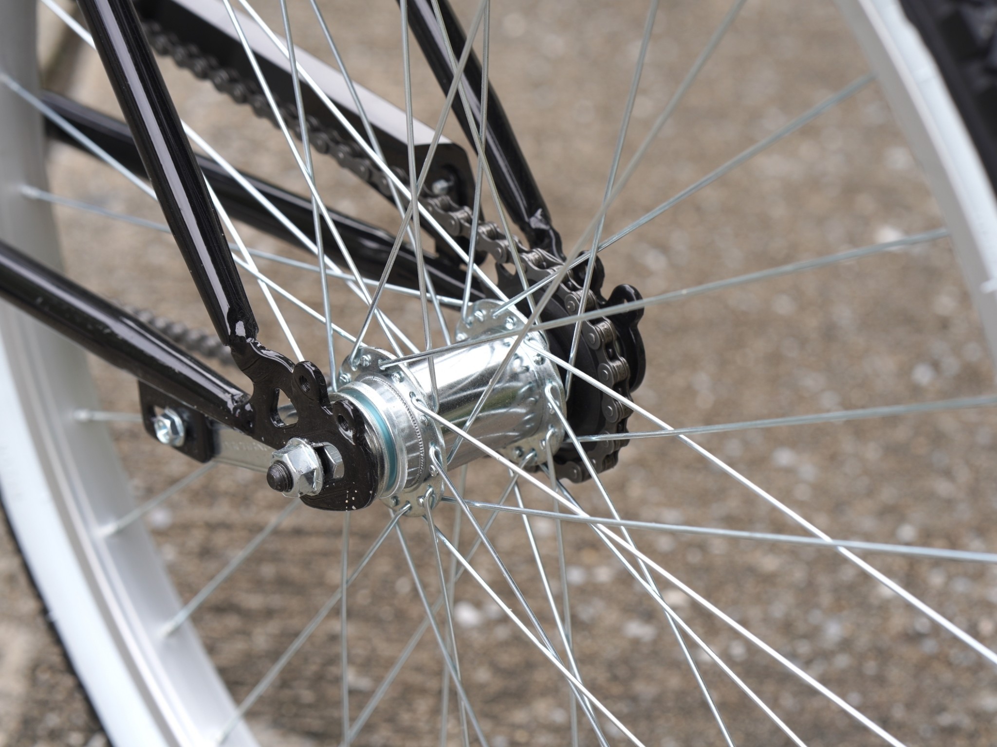 จักรยาน HILAND BEACH CRUISER Bicycle Single speed, BC01 เฟรมเหล็ก ล้อ 26 นิ้ว