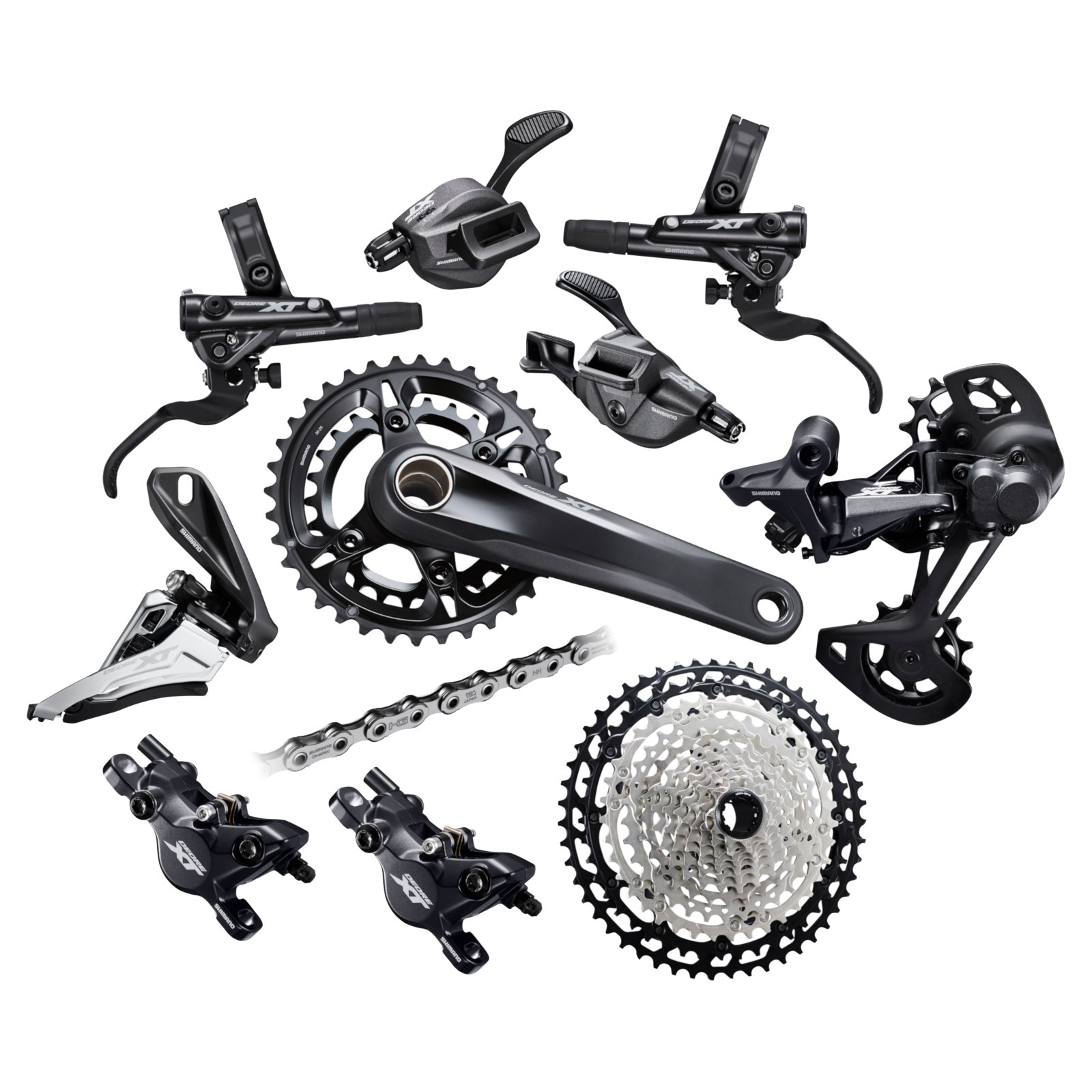 SHIMANO XT GROUPSET 24, M8100 2x12 speeds