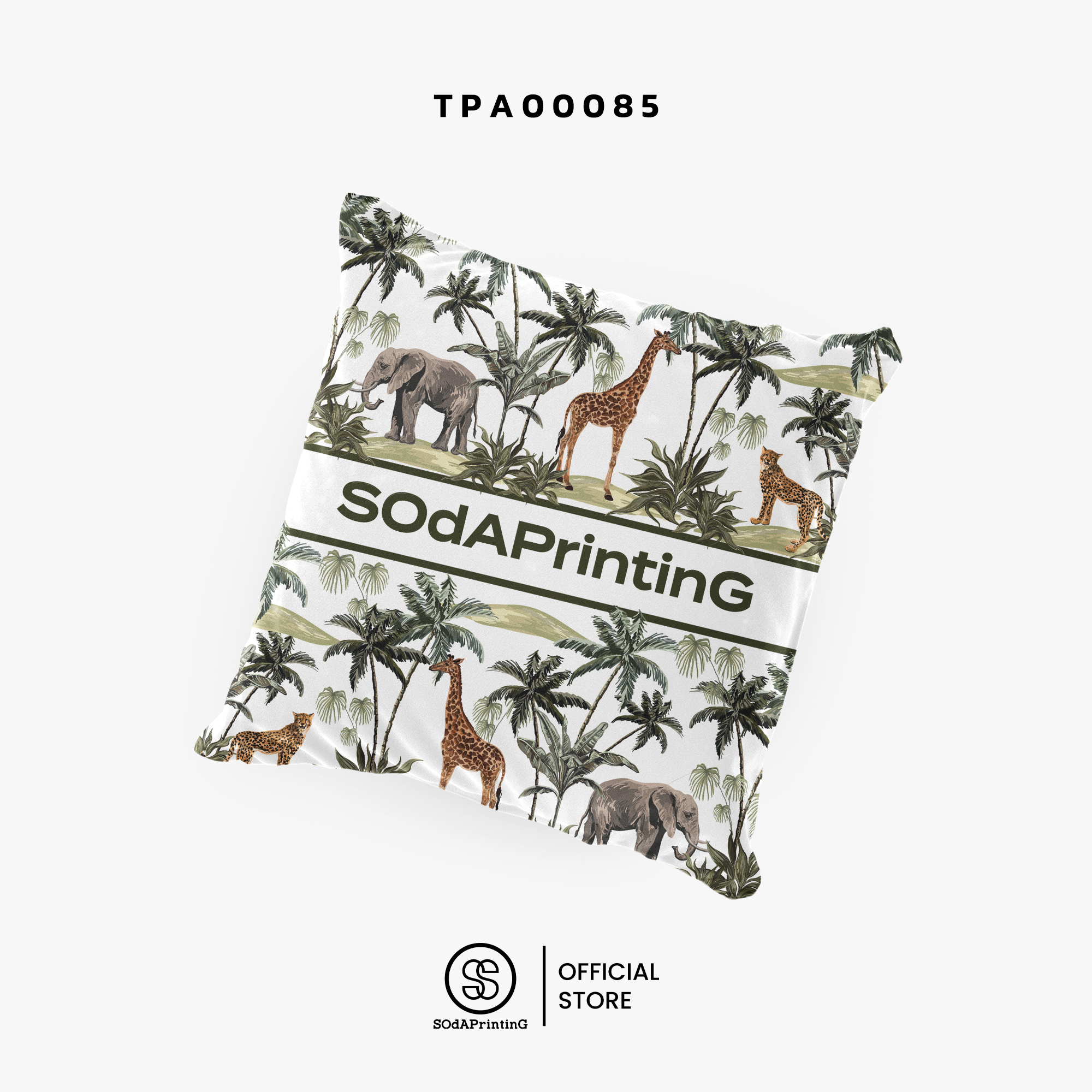 หมอนอิง ลาย Summer Safari รหัส TPA00085 #SOdAPillow #SOdAhome #SummerSafari