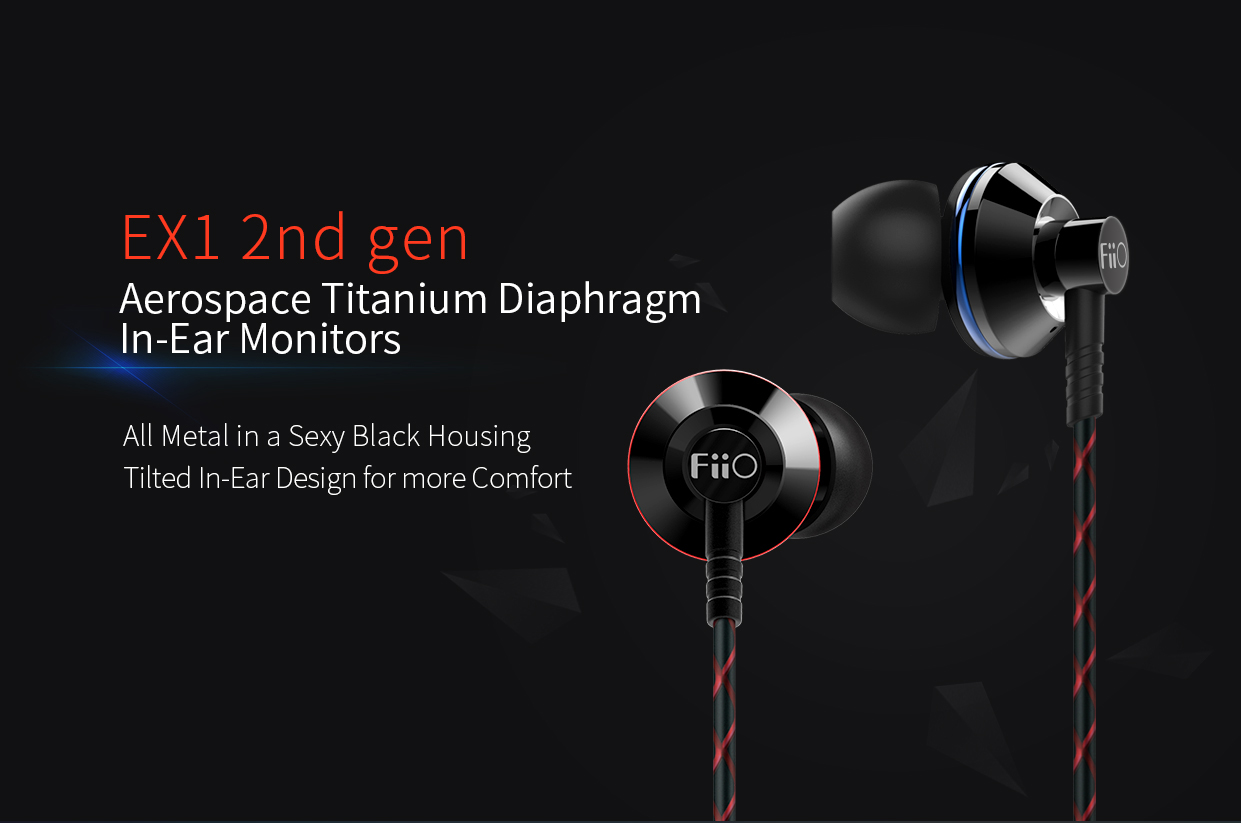 ขาย FiiO EX1ii หูฟัง Titanium Driver รุ่นใหม่ เพิ่มคุณภาพเสียง