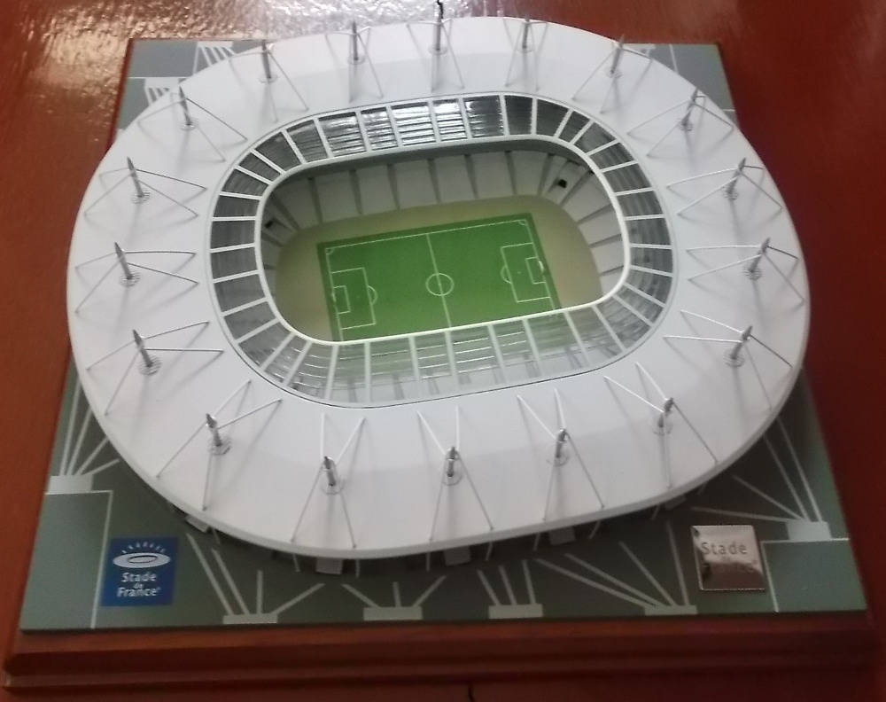 โมเดลสนามฟุตบอล ทีมชาติฝรั่งเศส - สนามสต๊าด เดอ ฟร็องส์ ใหม่ / FRANCE National Football Team Football Stadium Model - STADE de FRANCE Stadium NEW