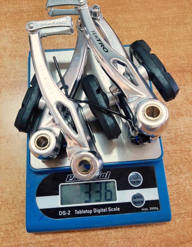 ก้ามวีเบรค TEKTRO AL-855 V-BRAKE (หน้า+หลัง)/ มีสีดำ