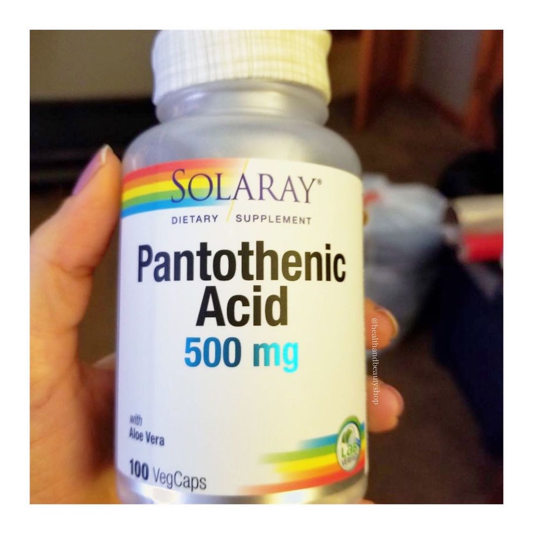 Solaray, Pantothenic Acid, 500 mg, 250 VegCaps