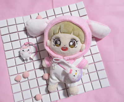 ชุดตุ๊กตา ชุดเอี๊ยมหูกระต่าย (15,20 cm.)