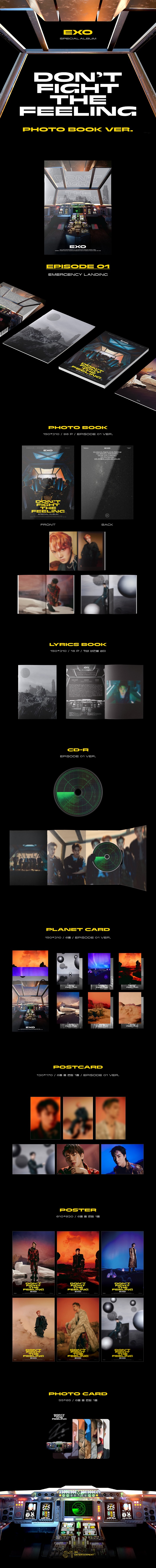 อัลบั้ม #EXO DON’T FIGHT THE FEELING] (PHOTO BOOK VER.1)