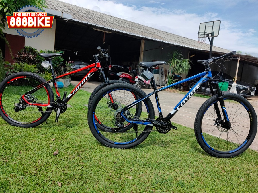 จักรยานเสือภูเขา COYOTE SKIPPER เฟรมอลู ล้อ 27.5, เกียร์ชิมาโน่ 24 สปีด ปี 2021