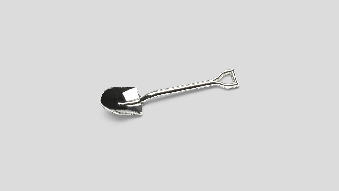 EMULATION METAL SHOVEL SILVER MX0020