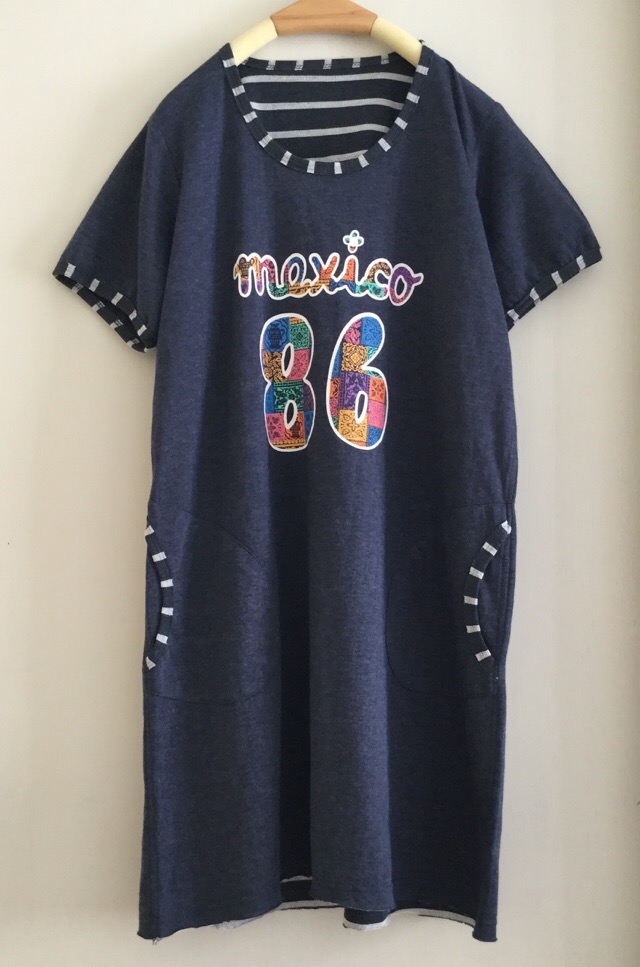 เสื้อ/เดรสผ้ายืดปักลาย