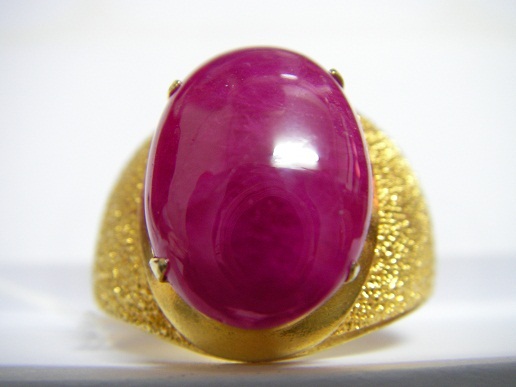 Gemstone Brief Report GB11050281 ทับทิมพม่า แดงชมพู ออกแดง เนื้อแพรติดลายไทย ขนาด 15.47x11.08x4.03 มม. พม่า นน. 7.31 ct.