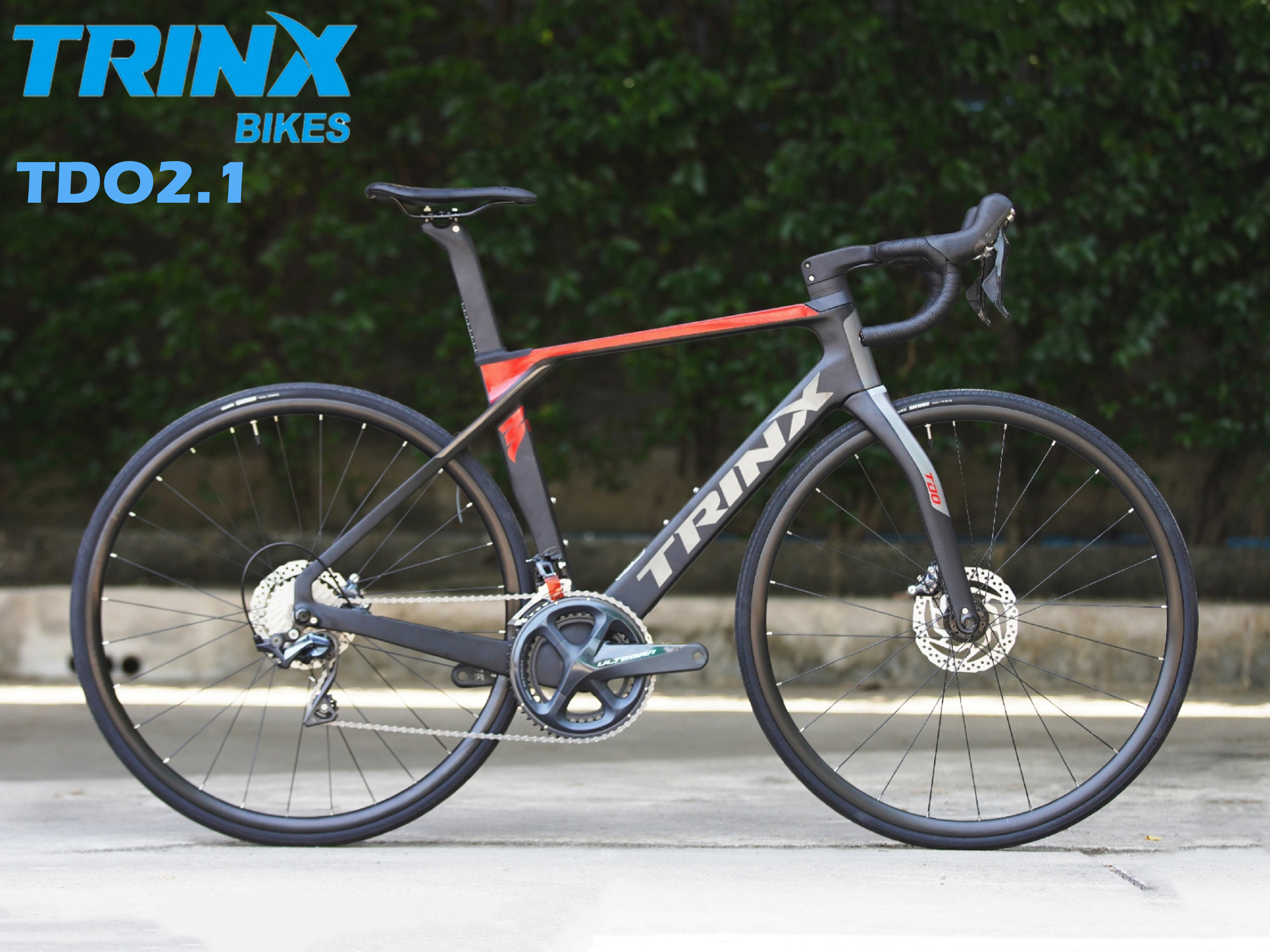 จักรยานเสือหมอบ TRINX TDO 2.1 เกียร์ชิมาโน่ Ultegra 22สปีด ตะเกียบฟูลคาร์บอน, TRINX MY2022