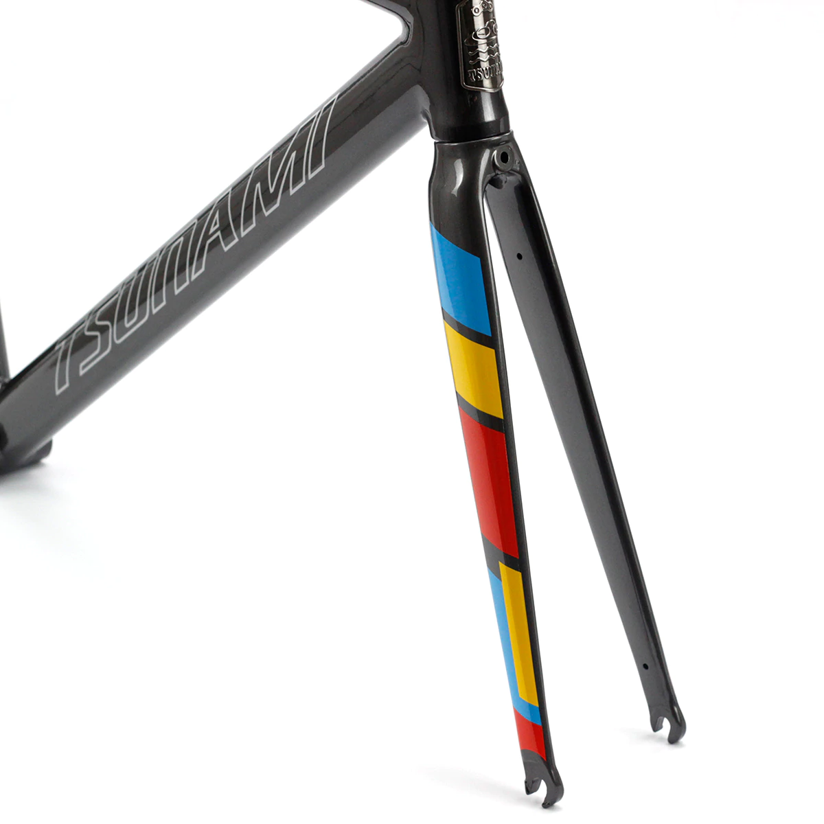 เฟรมเซ็ต เฟรม TSUNAMI Aluminum Fixed Gear Frame Fork Road Track 700c