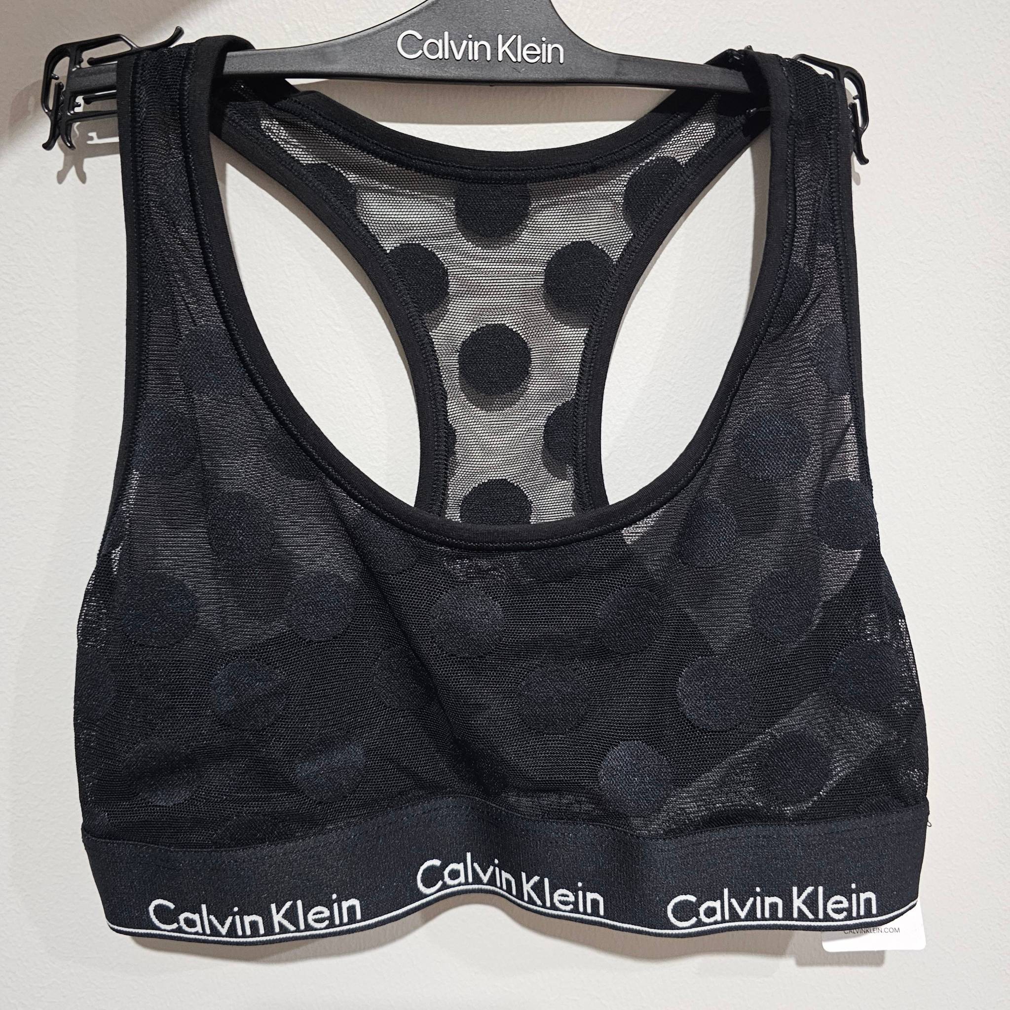 ชุดชั้นใน Calvin Klein รุ่น Unlined Modern Logo Bralette มีให้เลือก 3 สี ป้ายห้อย ของแท้ 100％