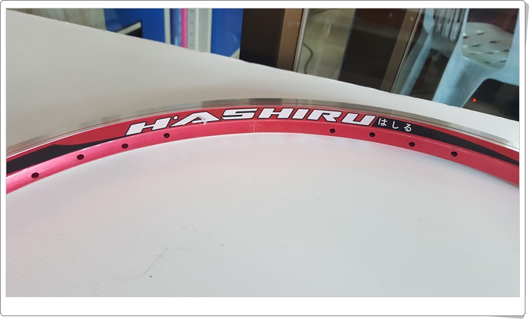 ขอบล้อสองชั้น 26" HASHIRU 32รู 4แถวชิด