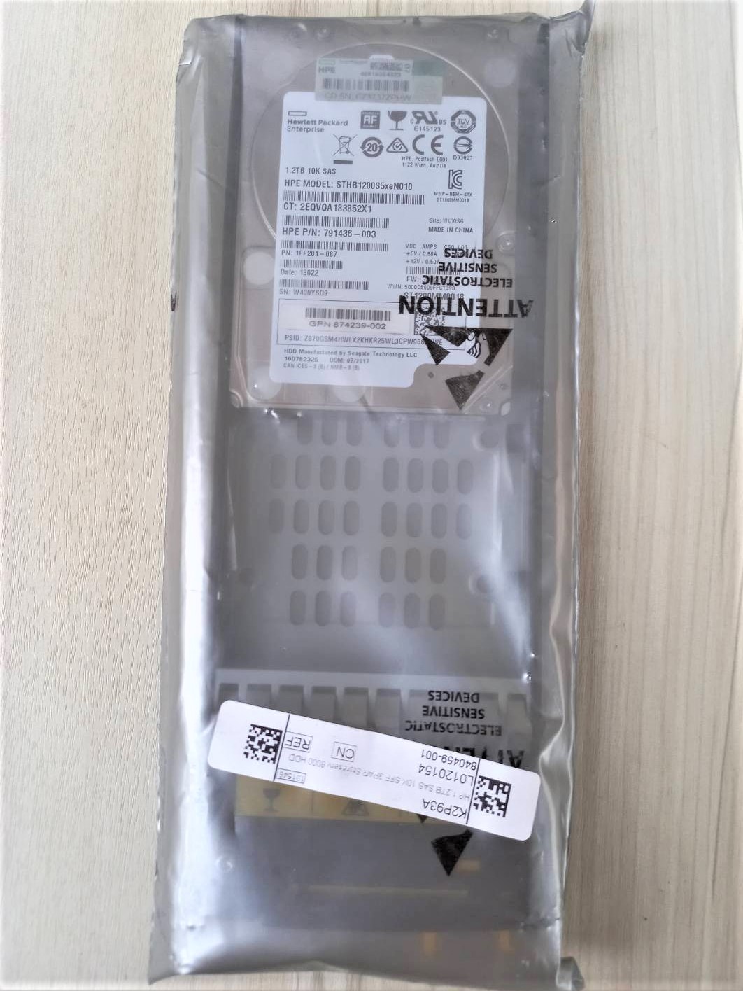840459-001 HP 3par Storeserv 8000 1.2tb 10000rpm Sas 6gbps 2.5inch.