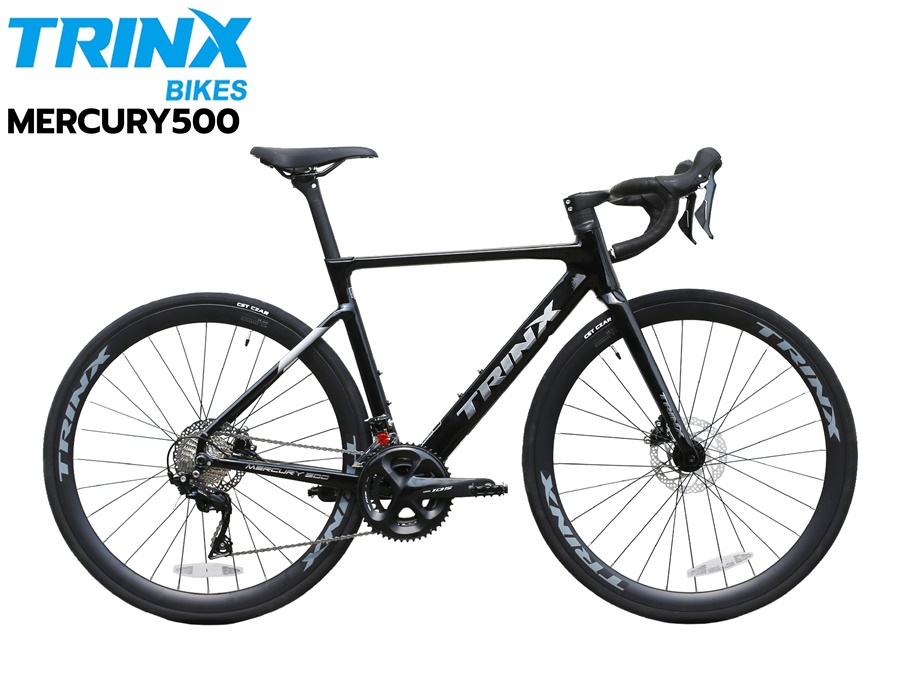 จักรยานเสือหมอบ TRINX MERCURY500 Road bike ชุดเกียร์ SHIMANO 105 ST-R7000 2*11 Speed เฟรมอลูมิเนียม NEW2024