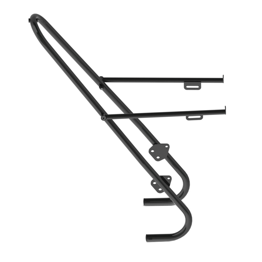 แร็คหน้า TUBUS Tara Lowrider Front Rack สีเงินและสีดำ