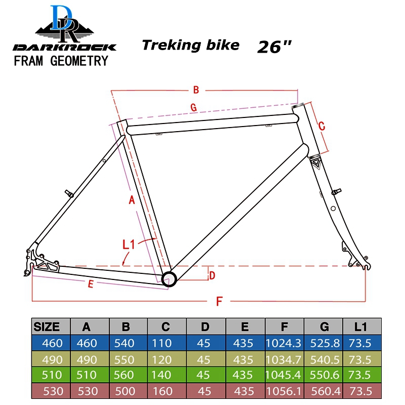 DARKROCK Super Travel Long-Distance DISC Wagon