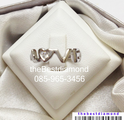 BR975RD===แหวน LOVE น่ารักมากๆๆๆ ใช้แหวน LOVE สื่อรักแทนใจ ได้เลยค่ะ