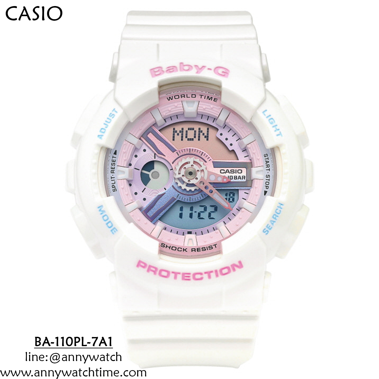 BABY-G BA-110PL-7A1