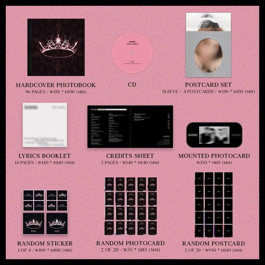 อัลบั้ม #BLACKPINK - 1st FULL ALBUM [THE ALBUM] (Ver.2)